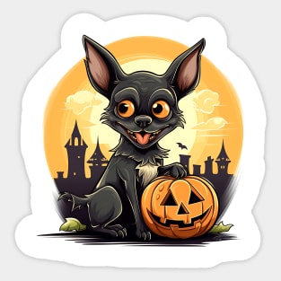 Halloween Chihuahua Dog #2 Sticker